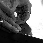 Les mains de l'artiste