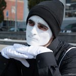 Mime blanc
