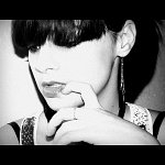 black and white