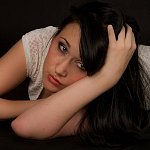 Shooting studio fond noir