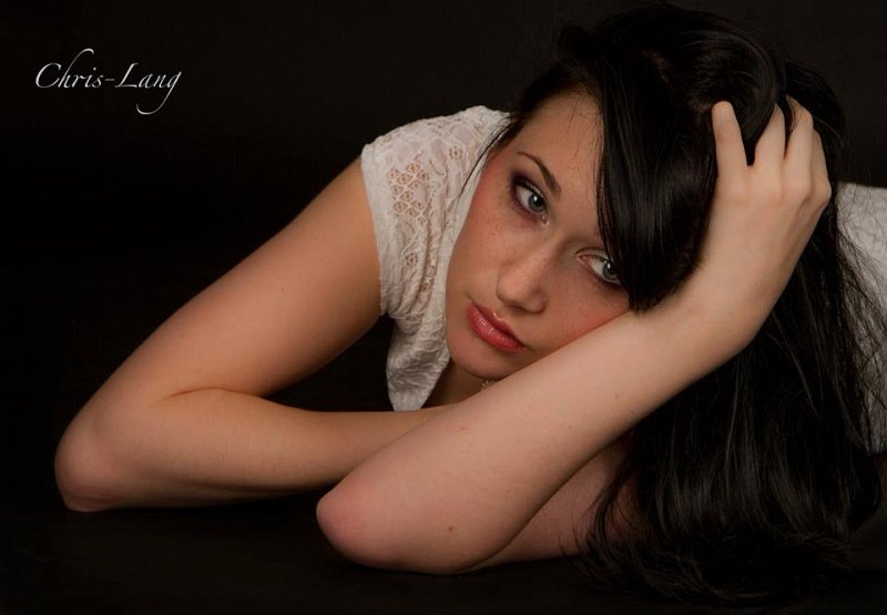 Shooting studio fond noir