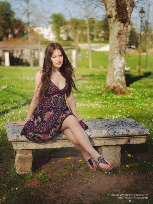 Shooting extérieur: parc de blossac