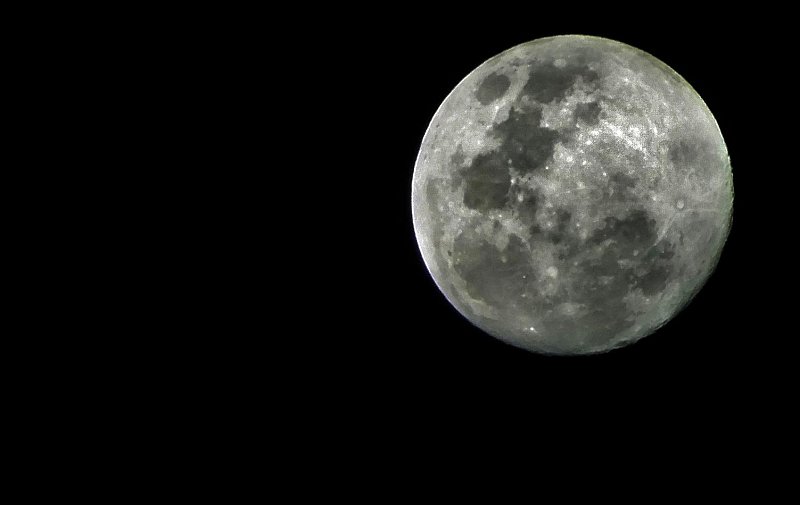 La lune de la Réunion