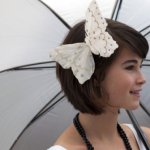 Fille avec parapluie