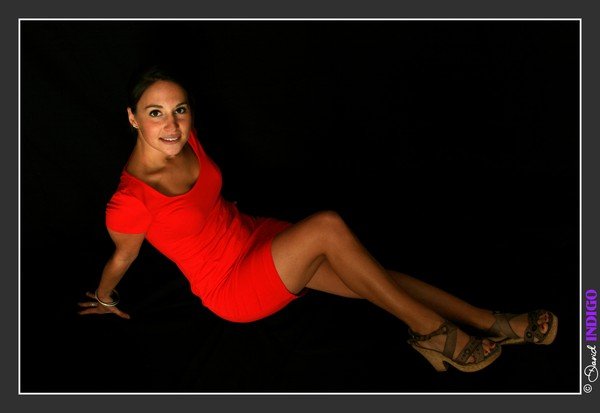 Femme en studio