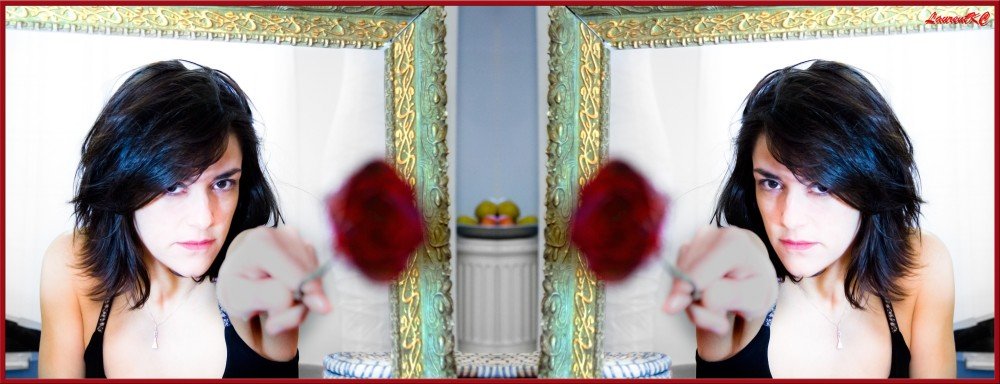 Rose miroir