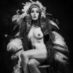 Série "Divinement Nues" / Cecilia