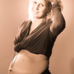 La beauté de la femme avant de la naissance