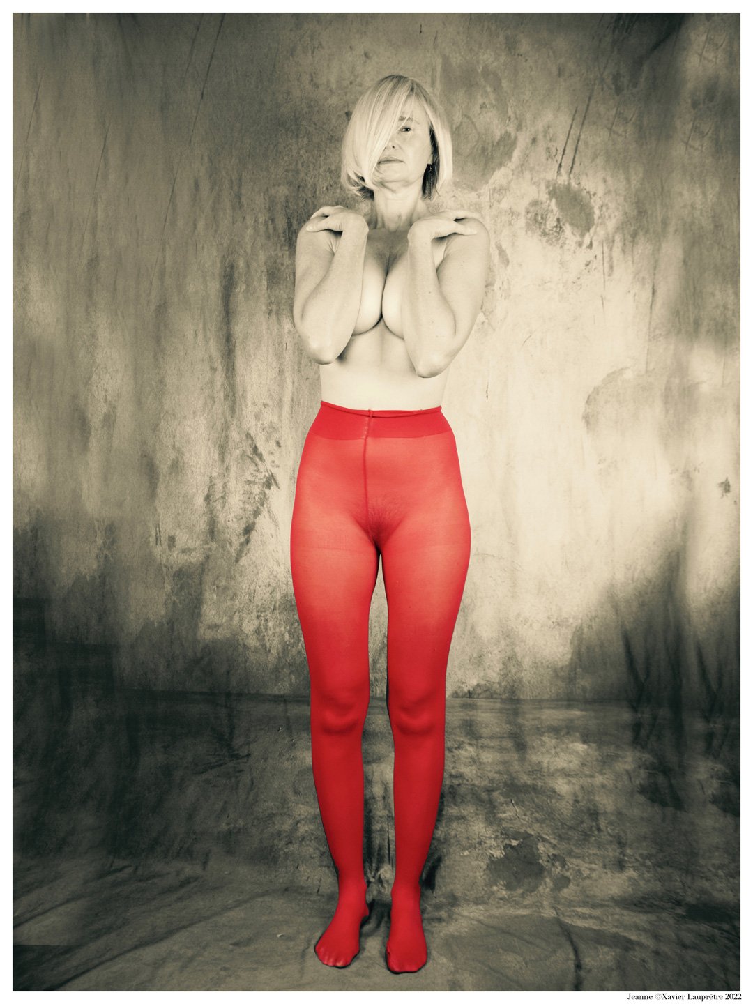 Collant rouge