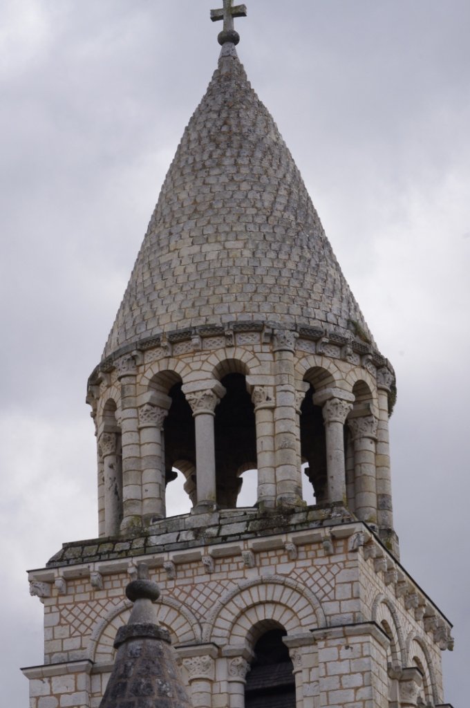 Poitiers, clocher de Notre Dame la Grande