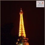 Eiffel Tower shine in the night