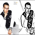 Man model in studio