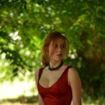 Aurore Barrault backstage shooting