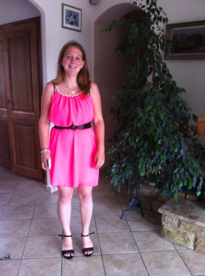 En robe