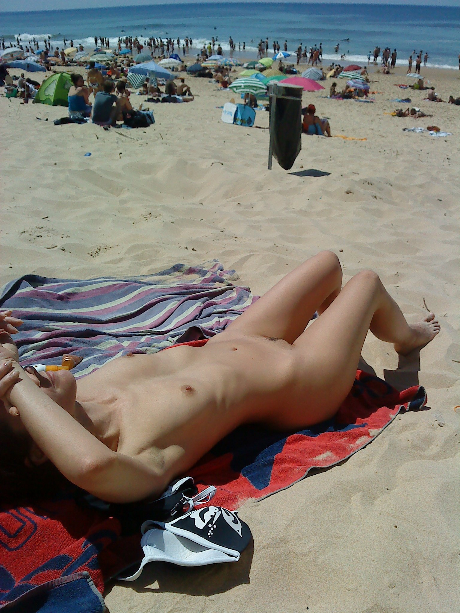 La plage centrale