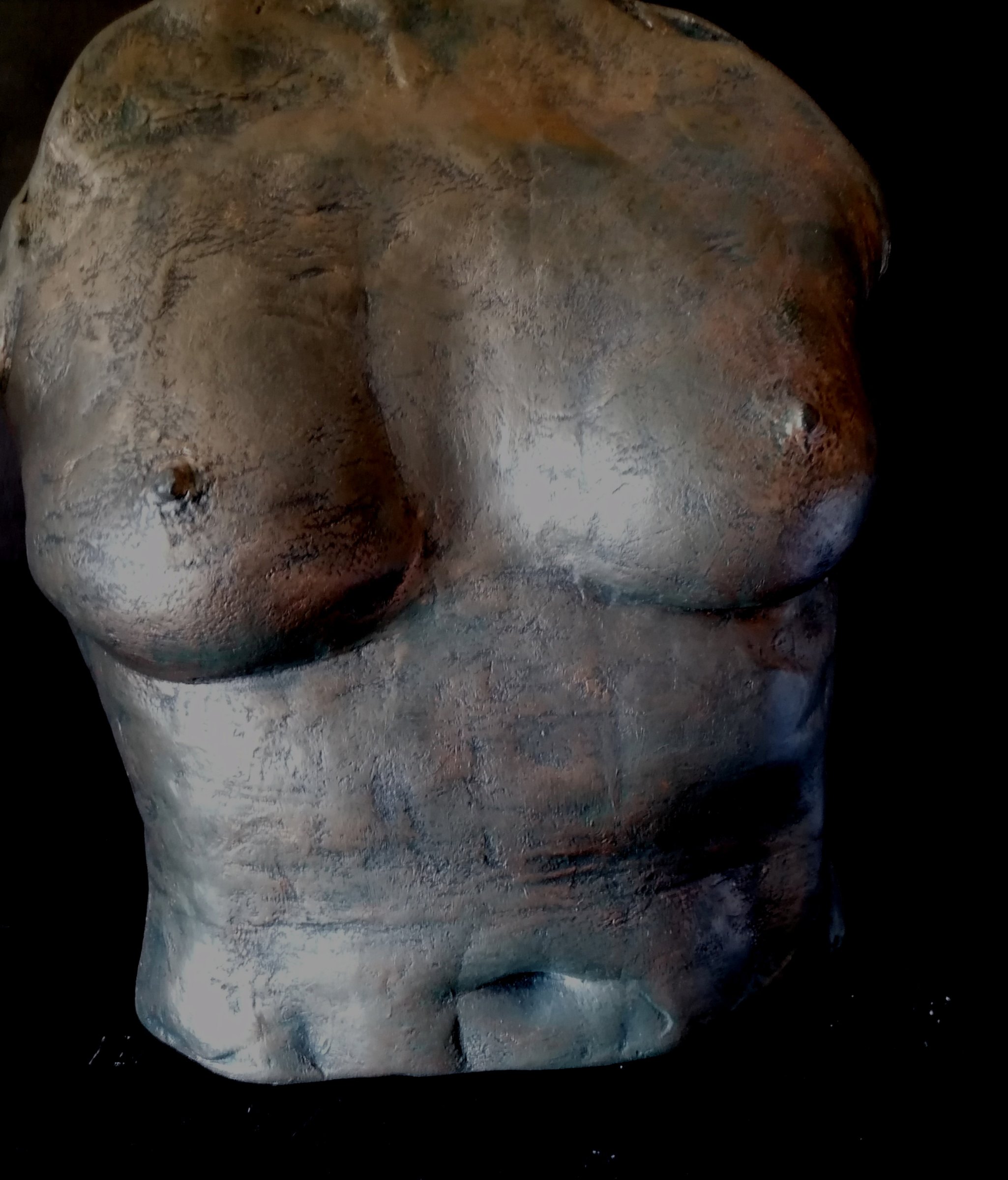 Drybread_buste_patine_bronze