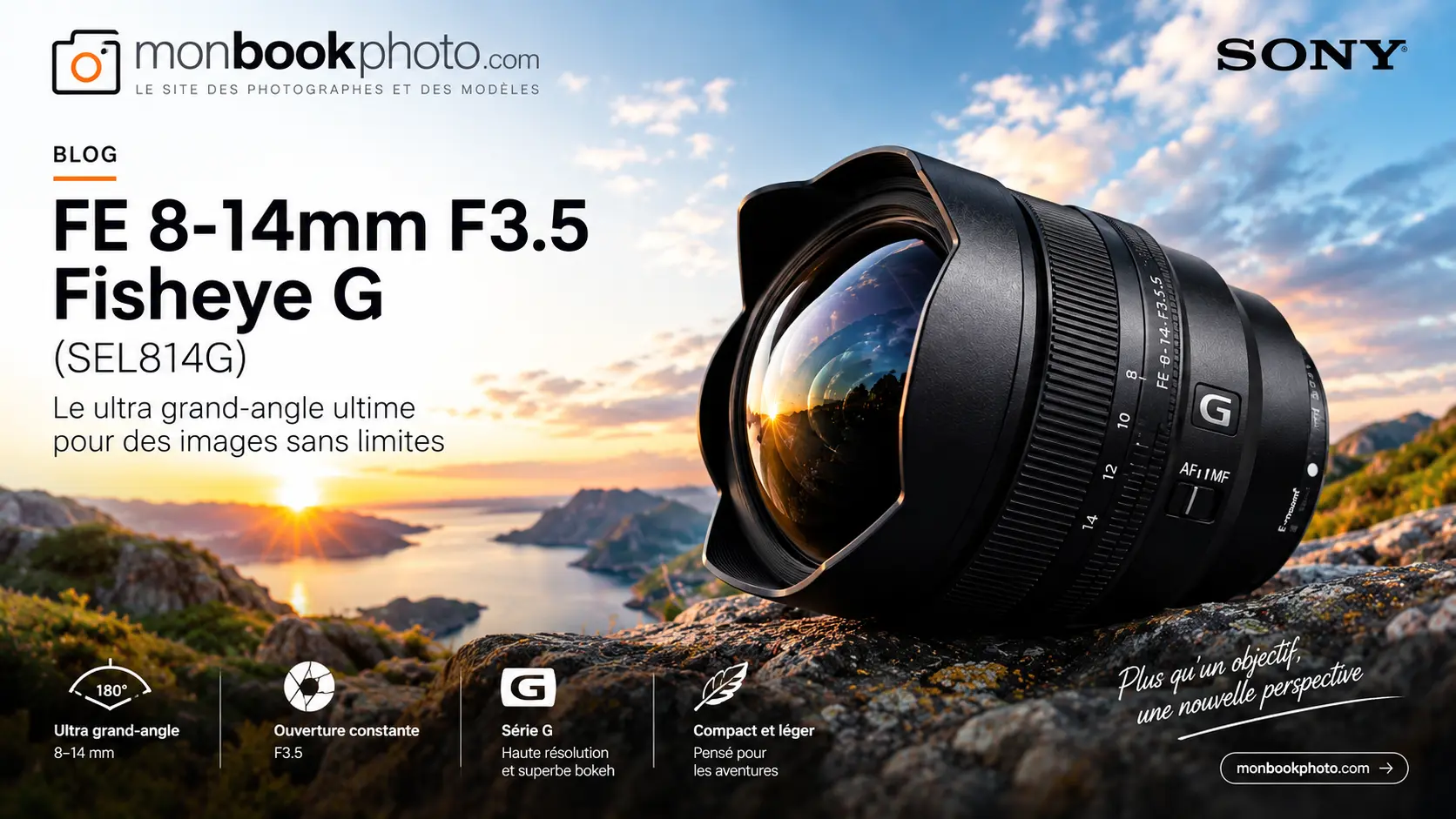 Sony FE 8-14mm F3.5 Fisheye G : un zoom compact qui passe du fisheye circulaire au plein cadre
